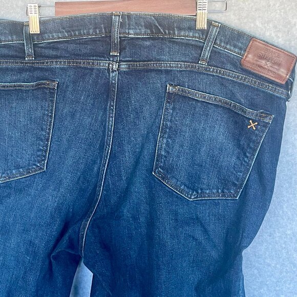 Lands End Jeans Mens 50T Blue Dark Wash Relaxed Fit Denim Blake Shelton - Picture 10 of 15